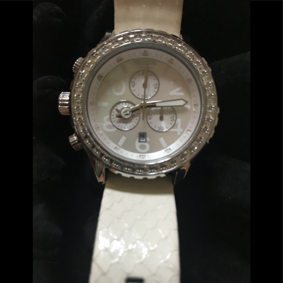 Nixon Chrono (Crystal Bevel & Lizard Bnd)